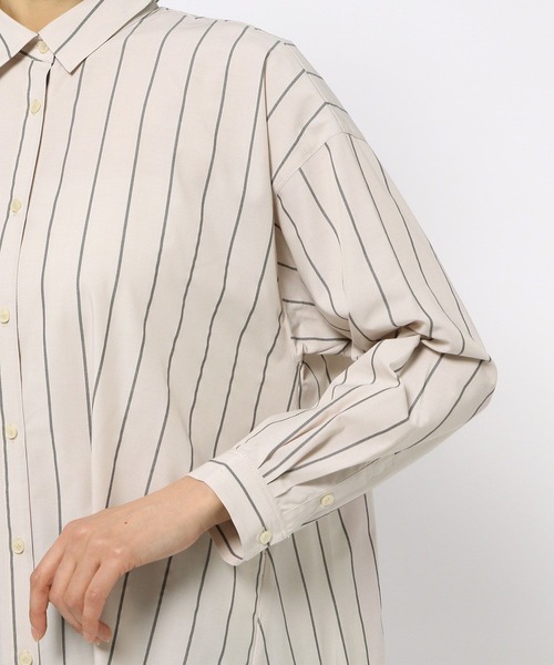 LEPSIM（レプシィム）の「【お花の種が入ったタグ付き】フラワーシードチュニック　262607（シャツ/ブラウス・レディース・パープル/ブルー/グレイッシュベージュ・FREE）」の13枚目の写真