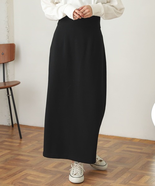 SENSE OF PLACE by URBAN RESEARCH(センスオブプレイスバイアーバンリサーチ)の「ハイウエストナロースカート(スカート・レディース・ブラック/ブラック系その他/ベージュ・ONE)」の14枚目の写真