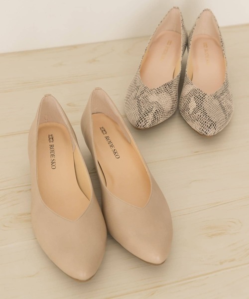 RODE SKO(ロデスコ)の「『MADE IN JAPAN』3センチプレーンパンプス(パンプス・レディース・ブラック/ベージュ/アニマル・36/37/38)」の21枚目の写真