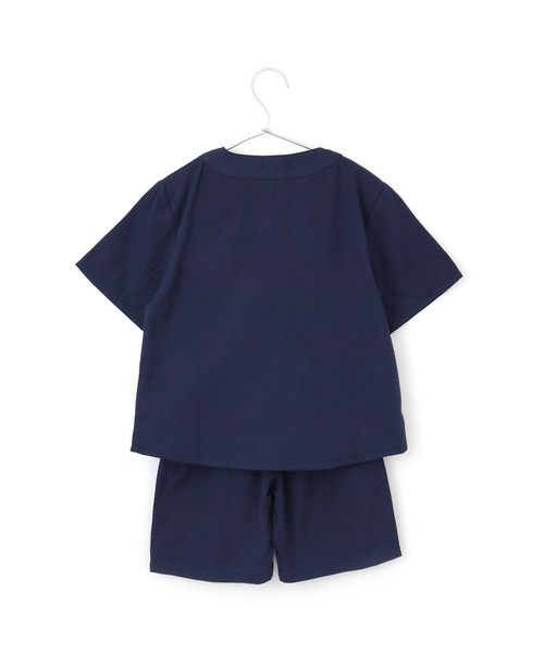 MAKE YOUR DAY（メイクユアデイ）の「ベースボールスーツ■80～140cm（ルームウェア/パジャマ・キッズ・ベージュ/ネイビー/ミント・90/100/110/120/80/130/140）」の13枚目の写真