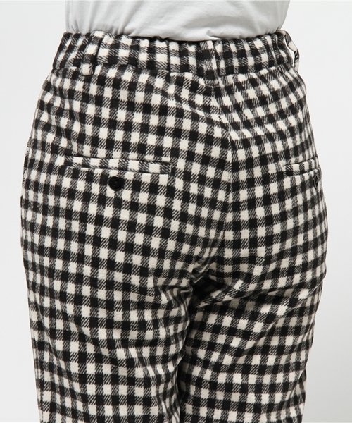 OUTLET（アウトレット）の「【mystic】ウールチェック9分丈パンツ（その他パンツ・レディース・チャコールグレー/ブラック・FREE）」の7枚目の写真