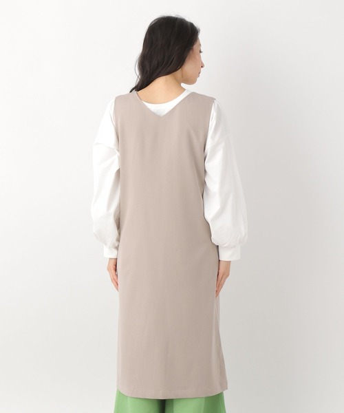 LEPSIM（レプシィム）の「2WAYキナガシジレ　261220（その他アウター・レディース・カーキ/グレイッシュベージュ/ベージュ・FREE）」の13枚目の写真