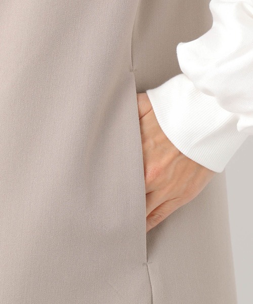 LEPSIM（レプシィム）の「2WAYキナガシジレ　261220（その他アウター・レディース・カーキ/グレイッシュベージュ/ベージュ・FREE）」の16枚目の写真