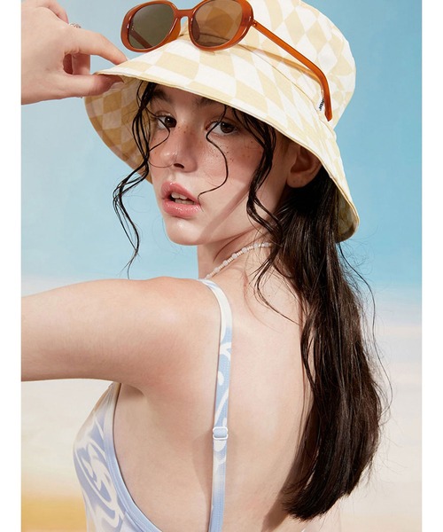 KIRSH(キルシー)の「KIRSH STRING BUCKET HAT KH / ストリングバケットハット(ハット・レディース・アイボリー/ブラック・ONE SIZE)」の5枚目の写真