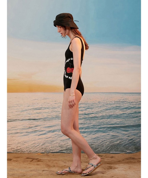 KIRSH(キルシー)の「KIRSH STRING BUCKET HAT KH / ストリングバケットハット(ハット・レディース・アイボリー/ブラック・ONE SIZE)」の14枚目の写真