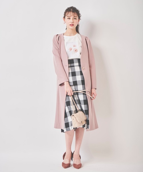 31 Sons de mode（トランテアン　ソン　ドゥ　モード）の「フラワーフォト風Ｔシャツ（Tシャツ/カットソー・レディース・ブラック/オフホワイト・36）」の21枚目の写真