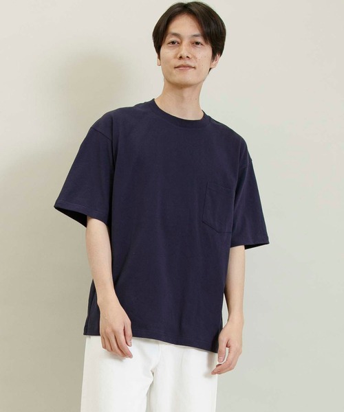Johnbull（ジョンブル）の「アウトサイドコットンTシャツ（Tシャツ/カットソー・メンズ・ホワイト/ブラック/ネイビー・SMALL/MEDIUM/LARGE）」の3枚目の写真