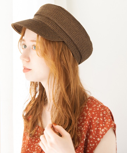 Crisp（クリスプ）の「ウォッシャブルキャスケット（キャスケット・レディース・ブラック/ブラウン・FREE）」の2枚目の写真