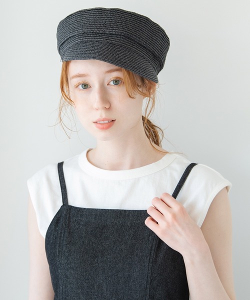 Crisp（クリスプ）の「ウォッシャブルキャスケット（キャスケット・レディース・ブラック/ブラウン・FREE）」の4枚目の写真