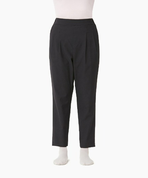 Tuche（トゥシェ）の「Tuche/トゥシェ テーパードスタイル レギンスパンツ 2タックデザイン アンクル丈（その他パンツ・レディース・ブラック/ネイビー/サンドベージュ・MEDIUM/LARGE/X-LARGE）」の13枚目の写真