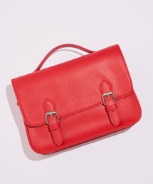 MERLOT | フェイクレザーサッチェルBAG(ショルダーバッグ)