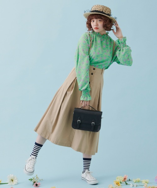 MERLOT（メルロー）の「フェイクレザーサッチェルBAG（ショルダーバッグ・レディース・ホワイト/ブラック/レッド・FREE）」の6枚目の写真