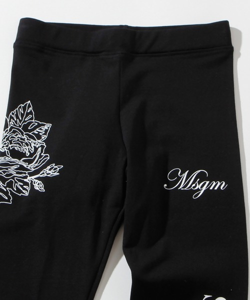 MSGM（エムエスジーエム）の「MSGM(エムエスジーエム)Kids & Junior ストレッチパンツレギンス（その他パンツ・キッズ・ブラック/グレー・8Y/10Y/12Y/14Y/4Y）」の3枚目の写真