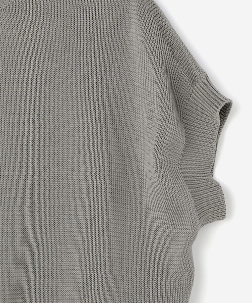 THIBAULT VAN DER STRAETE（ティボー・ヴァン・ダル・ストラット）の「THIBAULT VAN DER STRAETE | モックネックニットプルオーバー  WOMEN（ニット/セーター・レディース・イエロー/グレー/ベージュ・SMALL）」の19枚目の写真