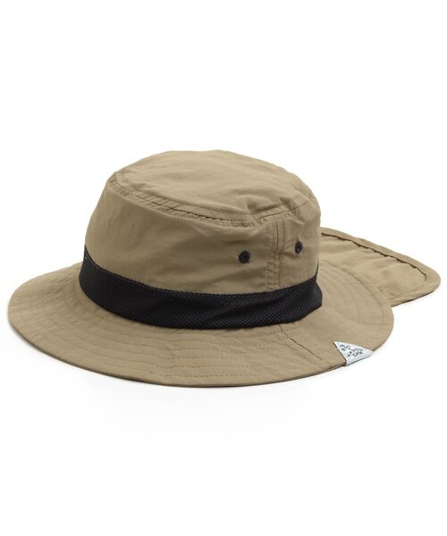 BREEZE（ブリーズ）の「アウトドアハット_UVカット（ハット・キッズ・レインボー/インディゴブルー/チャコール/ライム/イエロー/ベージュ/エメラルド/ピンク/オレンジ・48/52/54/50/56）」の3枚目の写真