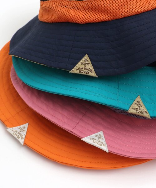 BREEZE（ブリーズ）の「アウトドアハット_UVカット（ハット・キッズ・レインボー/インディゴブルー/チャコール/ライム/イエロー/ベージュ/エメラルド/ピンク/オレンジ・48/52/54/50/56）」の15枚目の写真