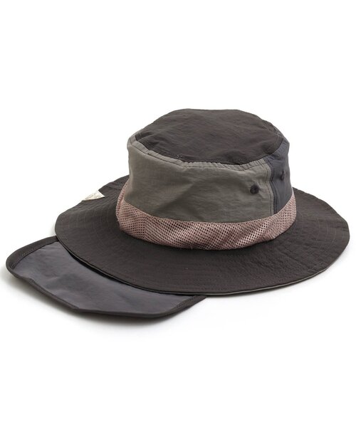 BREEZE（ブリーズ）の「アウトドアハット_UVカット（ハット・キッズ・レインボー/インディゴブルー/チャコール/ライム/イエロー/ベージュ/エメラルド/ピンク/オレンジ・48/52/54/50/56）」の16枚目の写真