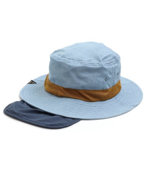 BREEZE（ブリーズ）の「アウトドアハット_UVカット（ハット・キッズ・レインボー/インディゴブルー/チャコール/ライム/イエロー/ベージュ/エメラルド/ピンク/オレンジ・48/52/54/50/56）」の17枚目の写真