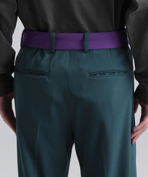 HARE（ハレ）の「カラーベルトワイドパンツ(HARE)（その他パンツ・メンズ・オレンジ/グリーン/オフホワイト・SMALL/MEDIUM）」の14枚目の写真