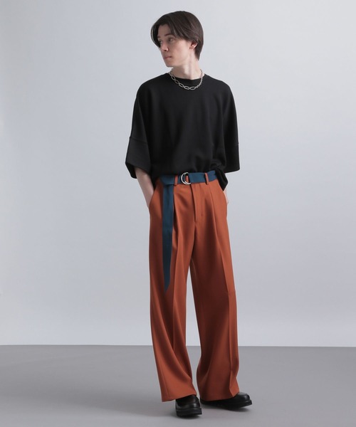 HARE（ハレ）の「カラーベルトワイドパンツ(HARE)（その他パンツ・メンズ・オレンジ/グリーン/オフホワイト・SMALL/MEDIUM）」の17枚目の写真