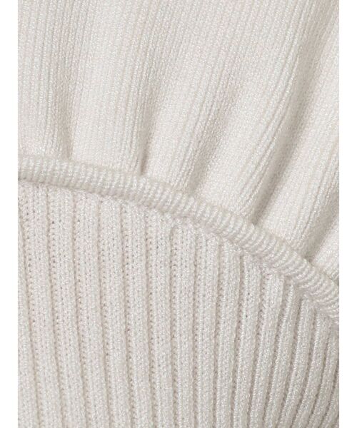 MERCURYDUO（マーキュリーデュオ）の「配色バックリボンコンパクトニット（ニット/セーター・レディース・ブラック/オフホワイト/ライム/ブルー・FREE）」の19枚目の写真