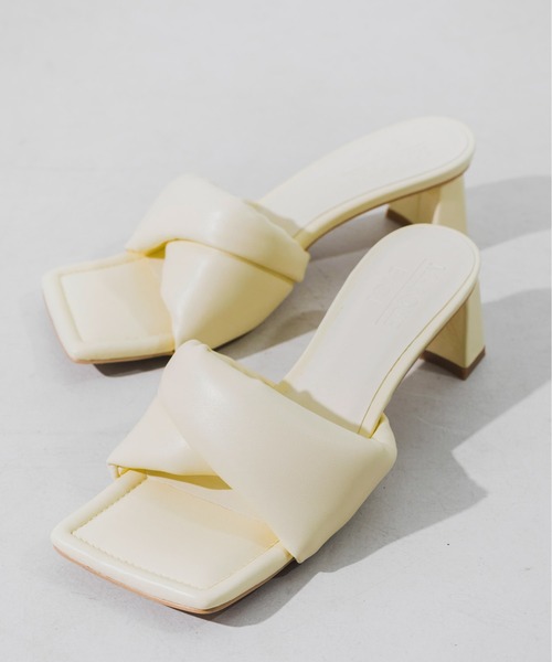 EVOL（イーボル）の「【EVOL】EVOL×MARQUEコラボサンダル AS30469（サンダル・レディース・イエロー/ホワイト/ブラック・S/M/L）」の3枚目の写真