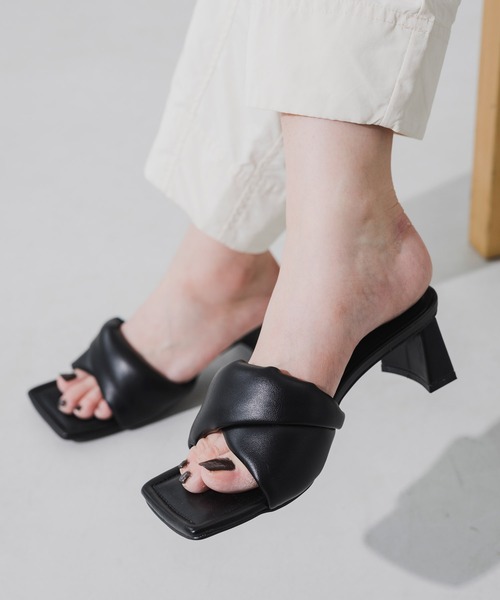 EVOL（イーボル）の「【EVOL】EVOL×MARQUEコラボサンダル AS30469（サンダル・レディース・イエロー/ホワイト/ブラック・S/M/L）」の2枚目の写真