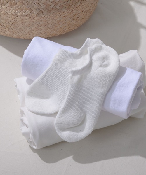 GUNZE（グンゼ）の「【GUNZE×TYPY】ベリーショートソックス（ソックス/靴下・メンズ・ブラック/ブラウン/サックスブルー/イエロー/オレンジ/ホワイト・23cm～25cm/25cm～27cm）」の2枚目の写真