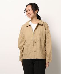 Samansa Mos2 | 綿タイプライターショートジャケット(その他アウター)