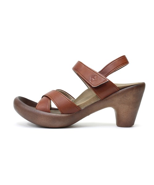 Regetta Canoe（リゲッタカヌー）の「Regetta Canoenoe/リゲッタカヌー バックベルト付き クロスベルト サンダル コンフォート CJBN5710（サンダル・レディース・ブラウン/レッド・S/M/L）」の5枚目の写真