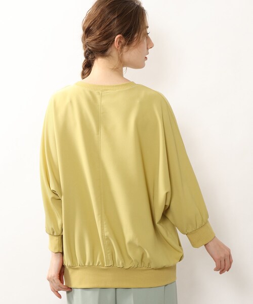 DRESKIP(ドレスキップ)の「◆リブ切り替えドルマンブラウス(シャツ/ブラウス・レディース・ライトブルー/ブラック/オフホワイト/グリーン/ダークオレンジ/ライトベージュ/レモンイエロー・00)」の10枚目の写真