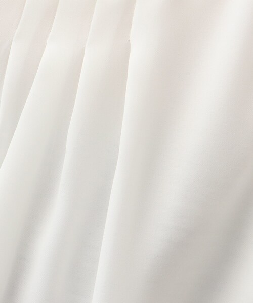 UNTITLED（アンタイトル）の「◆【オフィスにも学校行事にも】フレアスリーブ 半袖ブラウス（シャツ/ブラウス・レディース・オフホワイト/ピンク/ネイビー/サックスブルー/ナチュラル・01/02/03/04/44/48）」の16枚目の写真