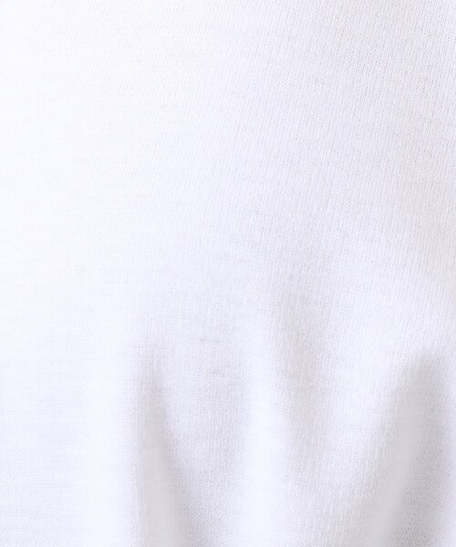 DRESKIP(ドレスキップ)の「◆【ぽわん袖/お洒落見え】袖シボシボ異素材七分袖トップス(Tシャツ/カットソー・レディース・オフホワイト/グリーン/ブラック/黄緑系・03/02/04)」の11枚目の写真