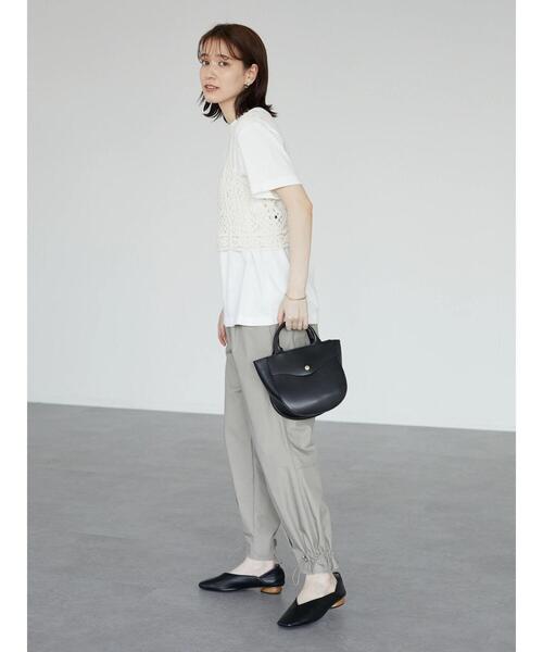 Sugar spoon（シュガースプーン）の「・SUGAR SPOON カギ針風ベスト（ベスト・レディース・ライトブルー/ブラック/グレー/ナチュラル・FREE）」の7枚目の写真