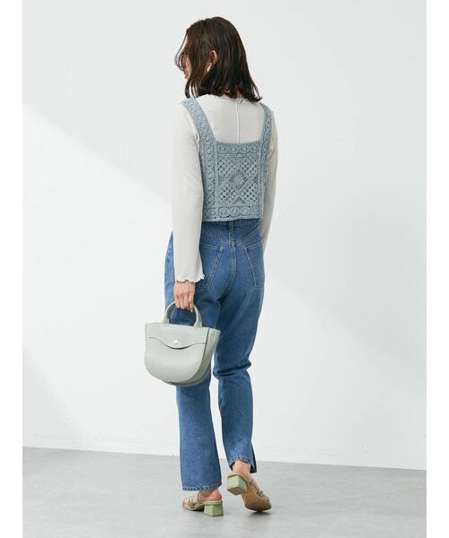 Sugar spoon（シュガースプーン）の「・SUGAR SPOON カギ針風ベスト（ベスト・レディース・ライトブルー/ブラック/グレー/ナチュラル・FREE）」の17枚目の写真