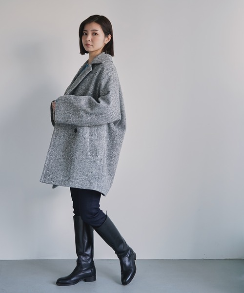 YANUK（ヤヌーク）の「【YANUK/ヤヌーク】 ヘリンボーン ボクシー