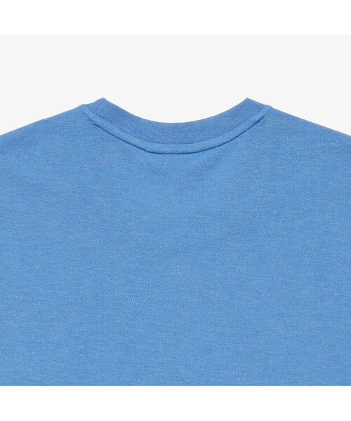 LACOSTE(ラコステ)の「オーバーサイズプリント鹿の子地Tシャツ(Tシャツ/カットソー・メンズ・ブルー/ライトピンク/ホワイト・5/2/4/3)」の6枚目の写真