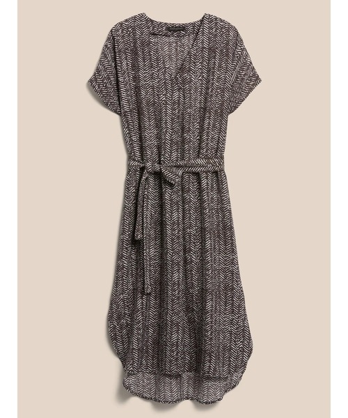 BANANA REPUBLIC FACTORY STORE(バナナリパブリック ファクトリーストア)の「BANANA REPUBLIC FACTORY STORE ミディ シャツドレス(ワンピース・レディース・ホワイト/その他・S/M/L/XS)」の5枚目の写真