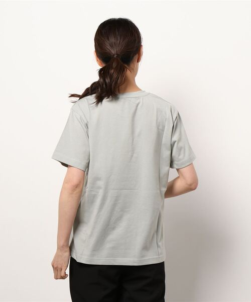 Lugnoncure（ルノンキュール）の「スモールロゴプリントTシャツ（Tシャツ/カットソー・レディース・ミント/オフホワイト/ベージュ・ﾌﾘ-）」の5枚目の写真