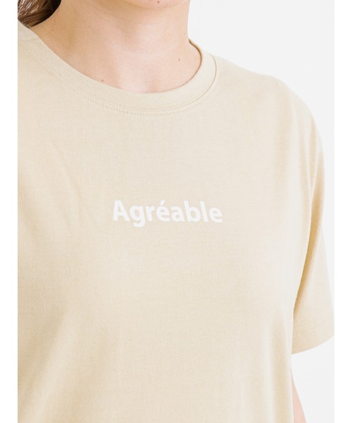 Lugnoncure（ルノンキュール）の「スモールロゴプリントTシャツ（Tシャツ/カットソー・レディース・ミント/オフホワイト/ベージュ・ﾌﾘ-）」の14枚目の写真