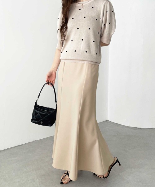 GeeRA(ジーラ)の「ストレッチマーメイドスカート(スカート・レディース・パープル/ブラウン/ブラック/アイボリー・MEDIUM/XX-LARGE/LARGE/SMALL/X-LARGE)」の13枚目の写真