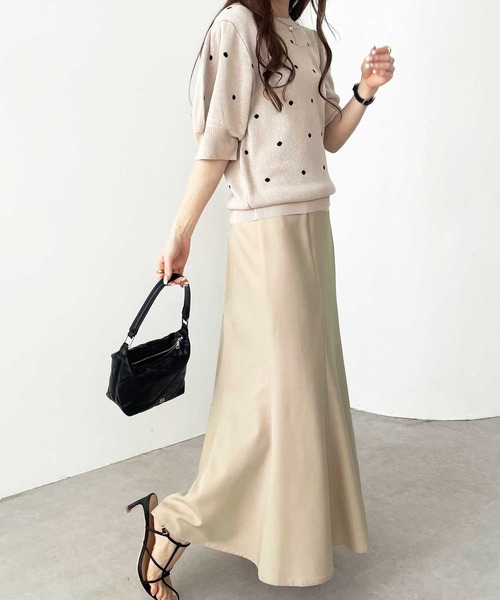 GeeRA(ジーラ)の「ストレッチマーメイドスカート(スカート・レディース・パープル/ブラウン/ブラック/アイボリー・MEDIUM/XX-LARGE/LARGE/SMALL/X-LARGE)」の14枚目の写真