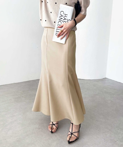 GeeRA(ジーラ)の「ストレッチマーメイドスカート(スカート・レディース・パープル/ブラウン/ブラック/アイボリー・MEDIUM/XX-LARGE/LARGE/SMALL/X-LARGE)」の10枚目の写真