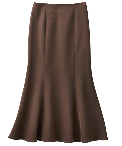 GeeRA(ジーラ)の「ストレッチマーメイドスカート(スカート・レディース・パープル/ブラウン/ブラック/アイボリー・MEDIUM/XX-LARGE/LARGE/SMALL/X-LARGE)」の5枚目の写真