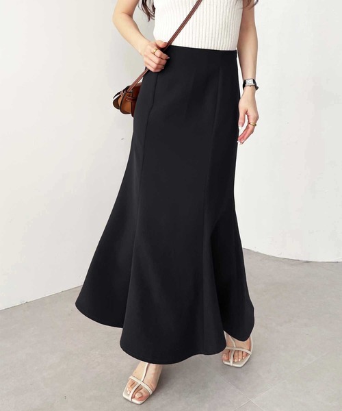 GeeRA(ジーラ)の「ストレッチマーメイドスカート(スカート・レディース・パープル/ブラウン/ブラック/アイボリー・MEDIUM/XX-LARGE/LARGE/SMALL/X-LARGE)」の16枚目の写真