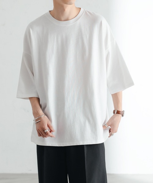 epnok（エプノック）の「バックロゴカラーTee（Tシャツ/カットソー・メンズ・ブラック/オフホワイト/オレンジ/ブルー/グリーン・SMALL/MEDIUM/LARGE）」の2枚目の写真
