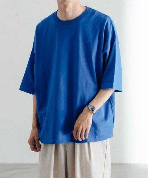 epnok（エプノック）の「バックロゴカラーTee（Tシャツ/カットソー・メンズ・ブラック/オフホワイト/オレンジ/ブルー/グリーン・SMALL/MEDIUM/LARGE）」の4枚目の写真