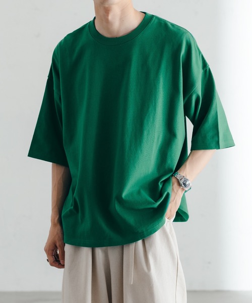 epnok（エプノック）の「バックロゴカラーTee（Tシャツ/カットソー・メンズ・ブラック/オフホワイト/オレンジ/ブルー/グリーン・SMALL/MEDIUM/LARGE）」の10枚目の写真
