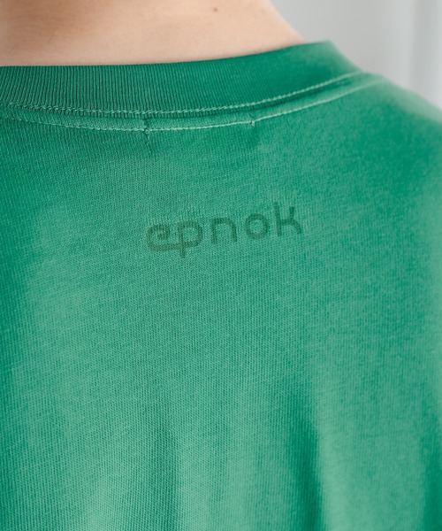 epnok（エプノック）の「バックロゴカラーTee（Tシャツ/カットソー・メンズ・ブラック/オフホワイト/オレンジ/ブルー/グリーン・SMALL/MEDIUM/LARGE）」の11枚目の写真