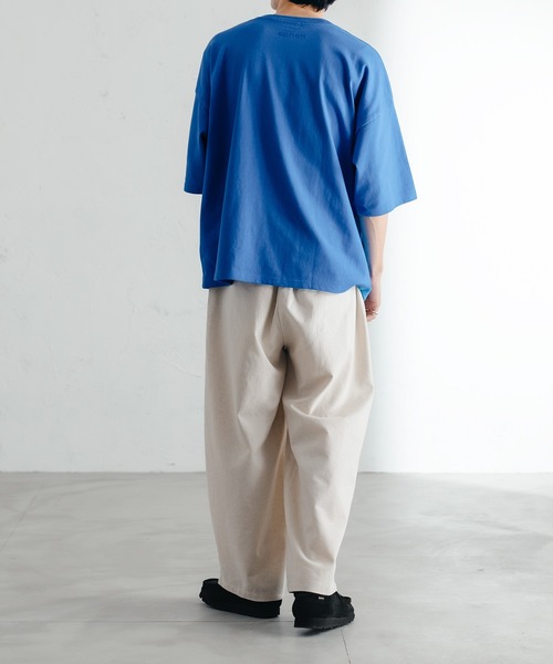 epnok（エプノック）の「バックロゴカラーTee（Tシャツ/カットソー・メンズ・ブラック/オフホワイト/オレンジ/ブルー/グリーン・SMALL/MEDIUM/LARGE）」の13枚目の写真
